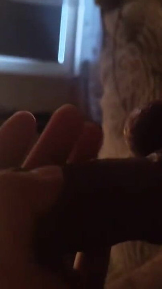 Solo Masturbation of a Stretched Pulsating Cock