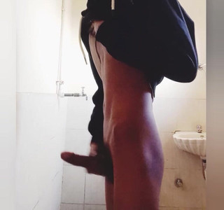 Bathroom Masturbation Big Dick