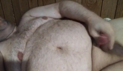 Fat Guy Masturbates and Has an Orgasm #2