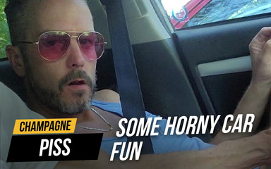 Stepdaddy and boy couldn't say no to some horny car fun