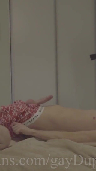 Twink Amateur Couple Anal Breeding with Creampie! Real Homamade Gay Twink Sex!