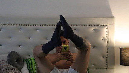 New Video of Male Feet