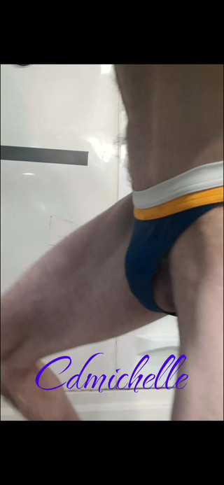 Crossdresser Cdmichelle Getting Ready to Take a Swimsuit Shower