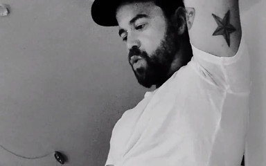 Big Muscular Gay Enjoys Solo Masturbation