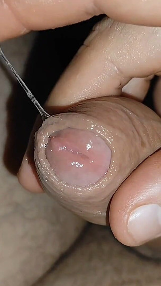 Stepdaddy Makes Big Waste of Pre Cum.