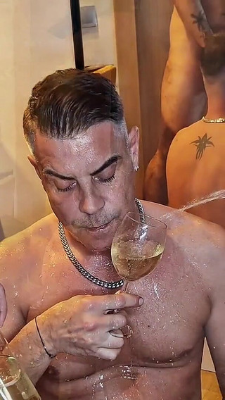 Spit Roast Piss Play with Stepdaddy