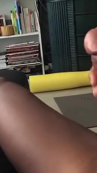 Stroking my fat dick cumming so hard