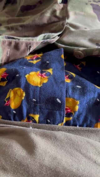 Soldier Has Fun on Hump Day with Himself