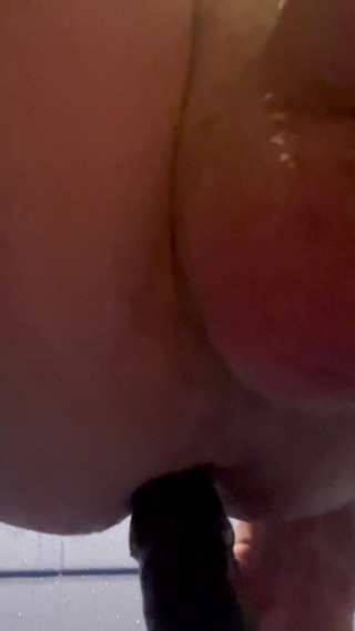 Asshole Gaping Fuck with Dildo