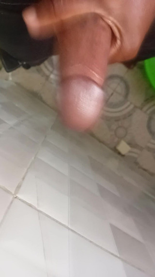 Guy with Big Black Dick Masturbating After Being Denied Pussy