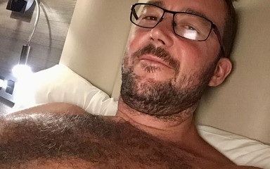 Stepdaddy ties me up and shaves my body, then he fucks his boy.