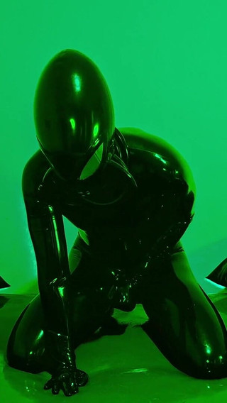 Alien’s Sticky Anal Pleasure - Alex Latex