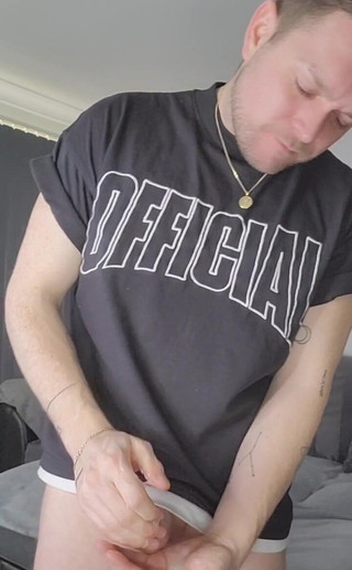 British Lad Ryan Milks His Cock