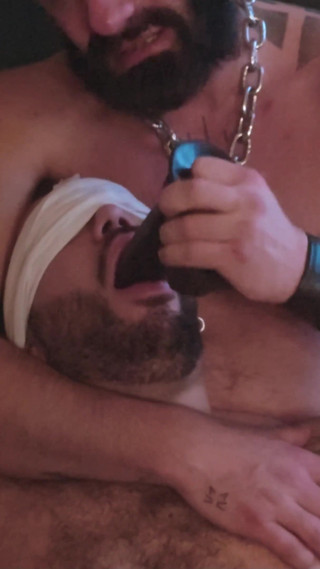 Gagging & Training My Hairy Sub's Throat