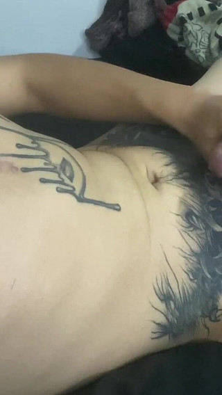 Gay Masturbates Solo on Vacation