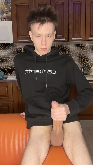 18yo Alone Strokes Monster Dick Imagining Classmate Begging