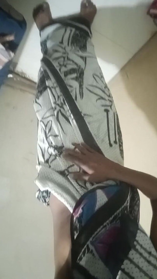 Indian Boy Wearing a Saree...