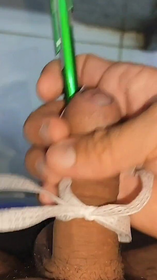 Applying Shocks to the Penis with the Electric Pen.