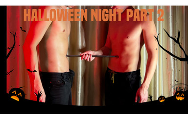 Lovers Halloween night part #2 - navel's bonanza