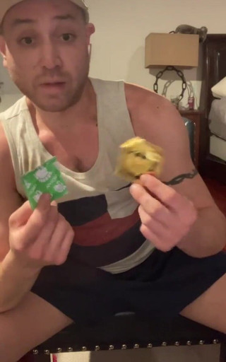 Austint440 Getting Hard and Trying on 2 Different Sized Condoms!