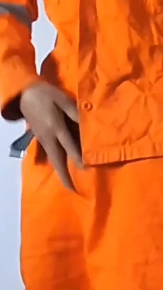 Road Worker Jerks off and Cums a Big Load After a Nap