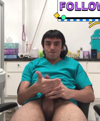 Jerking off at a Dental Clinic pt. 2
