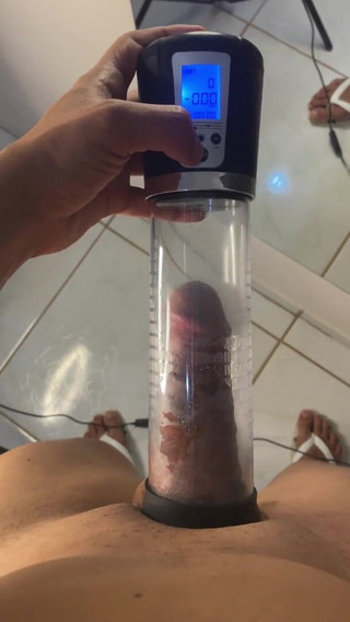 Sucking His Own Cock in and Watching the Monster Grow