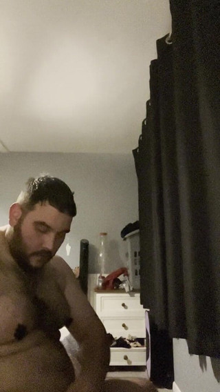 Anal Crossdressers Cuffed Cock and Ball with Pierced Nipples