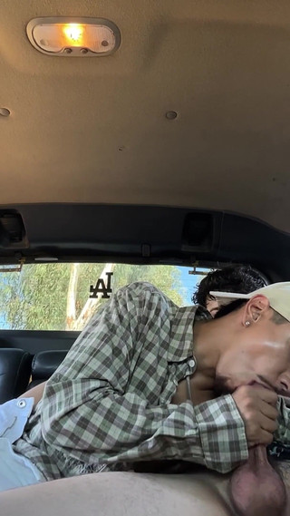 Big Cum Shot! Sucking off My Dl Homie Car Fun Hardcore Gay