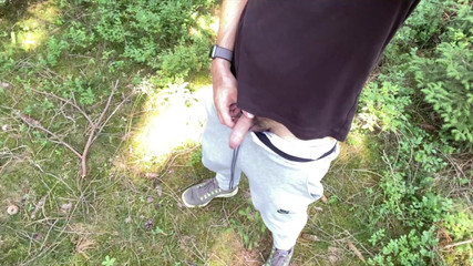 Just Me Pissing in the Woods