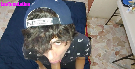 Straight guy ask his gay room mate give him a blowjob because his girlfriend refused to do it