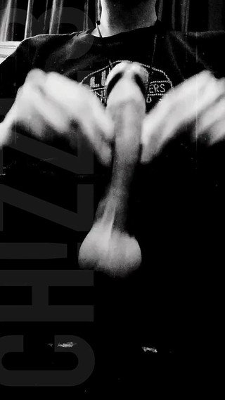 B&w Cock Play W/ Cumshot