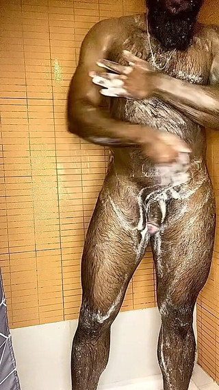 Hairy Man in the Bath