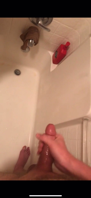 Large Cumshot After Long Pump Session