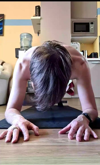 Just Doing My Morning Exercises in Jockstrap