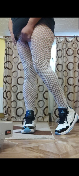 Hot in White Pantyhose