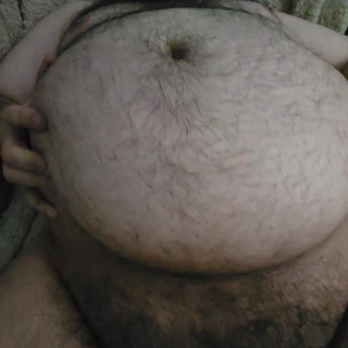 Big Bear Chub Belly Rub, Bellybutton Fingering, request #1