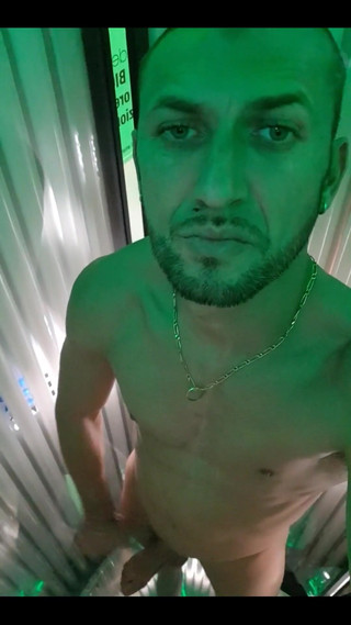 At Solarium Moment of Relaxation