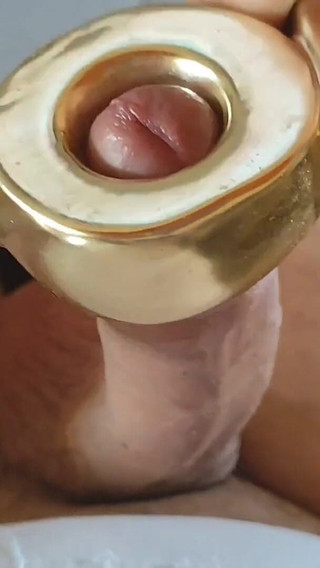 Boy Close up Tight Uncircumcised Glans Excited