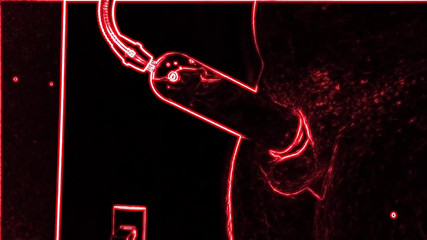 During a Documentary, a Camera Caught the Movement of a Large Dick Inside a Penis Pump