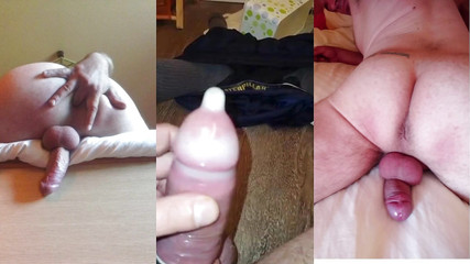 Cumming Inside Condom Filling Up Huge Cum inside Condom