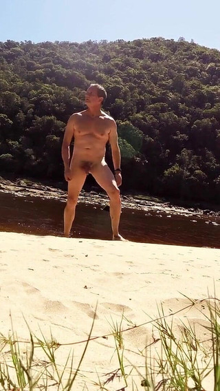 Naked at a River Mouth and End up Busting a Nut!