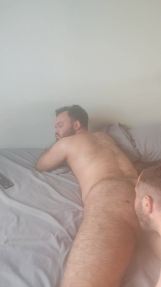 Sucking My Bear's Ass and Cumming on Her Face