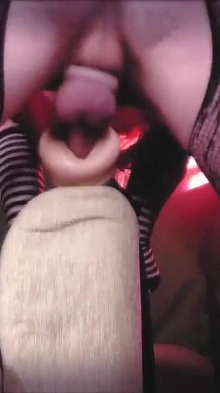 Horny Trans Woman Fucks a Dildo