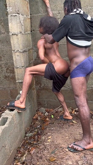 BBC Stepdaddy Fucks Black Twink Outdoors