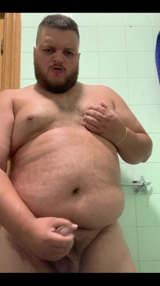 Playing with My Dick for a While in the Bathroom