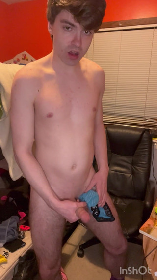 Sneaking Into My Stepbrother's Room and Cumming on His Underwear