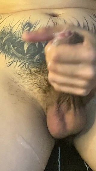 Young Guy Masturbates Until He Cums While Taking Time off Work