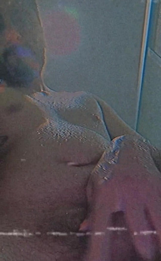 Vintage shower jerk off, now in VHS