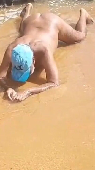 Ladysilva Naked on the Beach Very Hot